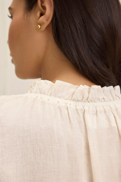 SEMIRA LINEN TOP