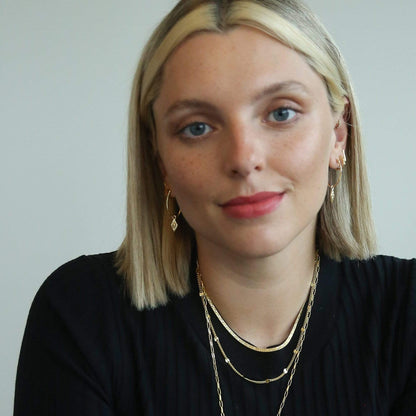 Estée Lalonde 'You Give Me Light' Layering Necklace Set 18ct Gold Plate